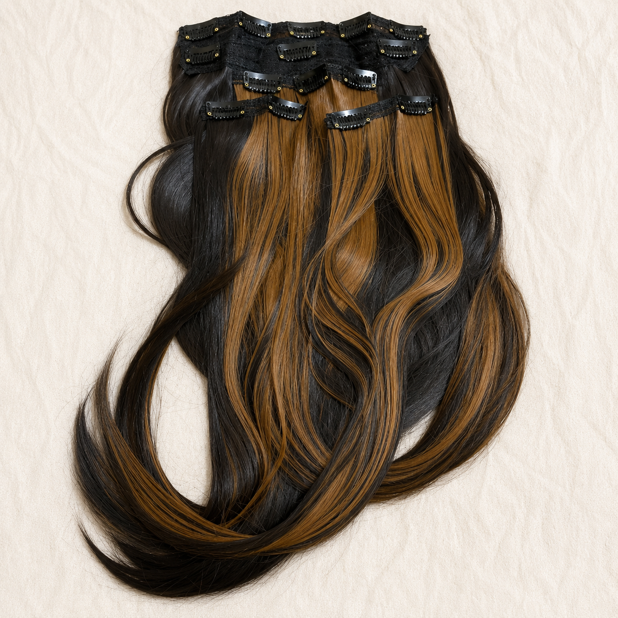 15 Clip-Ins Hair Extension Set