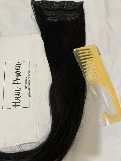 10 Clip-Ons Hair Extension Set