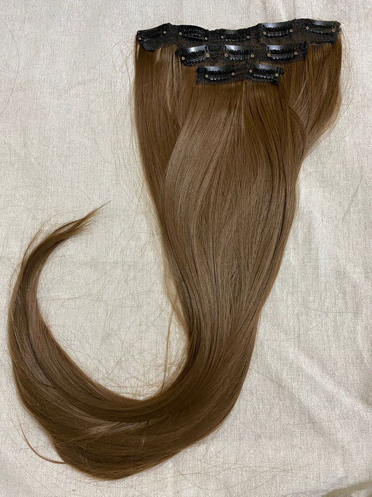 10 Clip-Ons Hair Extension Set